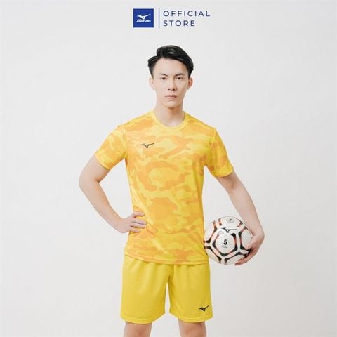  Bộ Quần Áo Bóng Đá Mizuno Camo Màu Vàng 