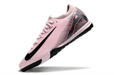  Giày Bóng Đá Cỏ Nhân Tạo Mercurial Vapor 16 Elite Bo thun Hồng nhạt gót đen TF 