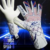  Găng Tay Thủ Môn Chính Hãng Thái Lan Eepro EG10D2 Speed Trắng sọc caro xanh 