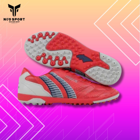  Giày Bóng Đá Chính Hãng Pan Thái Lan Cỏ nhân tạo Vigor X Thunder Đỏ TF 