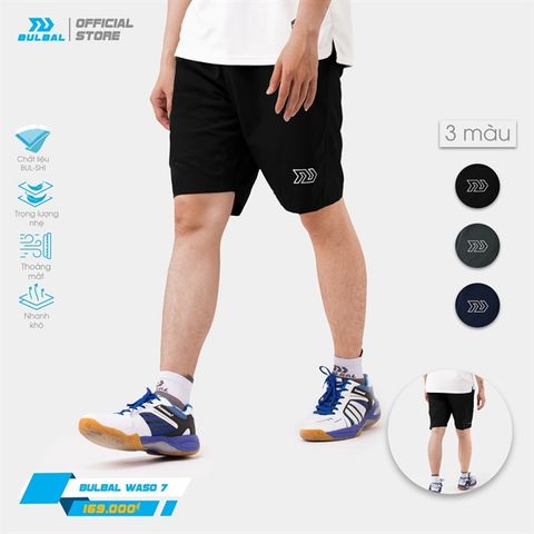  Quần Short Bulbal Waso 7 - Đen 