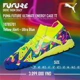  Giày Bóng Đá Chính Hãng PUMA FUTURE ULTIMATE ENERGY Cage Đế Xanh/Chuối TF 