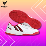  Giày Bóng Đá Chính Hãng Pan Thái Lan Futsal Wave II Trắng đế đỏ IC 