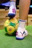  Giày Bóng Đá Cỏ Nhân Tạo Puma Future 7 Bo Thun Trắng đế hồng TF 