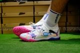  Giày Bóng Đá Cỏ Nhân Tạo Puma Future 7 Bo Thun Trắng đế hồng TF 