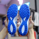  Giày Bóng Đá Cỏ Nhân Tạo Mizuno Morelia Neo 3 Sala Beta Bo Thun Trắng/Xanh TF 