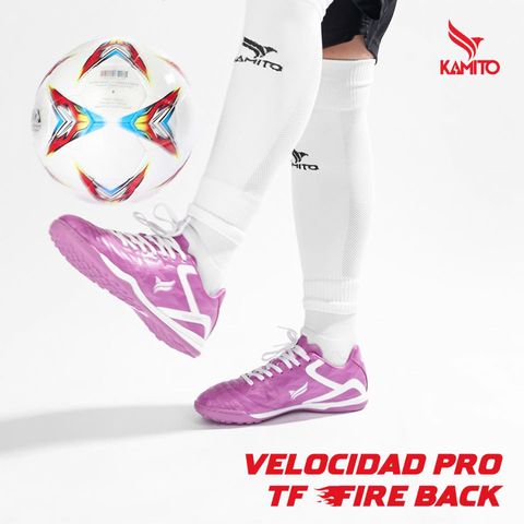  Giày Bóng Đá Chính Hãng KAMITO VELOCIDAD PRO TF FIRE PACK MÀU TÍM 