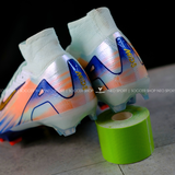  Giày Bóng Đá Cỏ Tự Nhiên Mercurial Vapor 16 Superfly cổ cao MDS009 Xám Xanh FG 