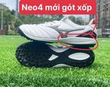  Giày Bóng Đá Cỏ Nhân Tạo Mizuno Morelia Neo 4 Pro Đế Đệm Trắng/Đỏ TF 