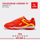  Giày Bóng Đá Chính Hãng KAMITO VELOCIDAD LEGEND Đỏ/Vàng TF 