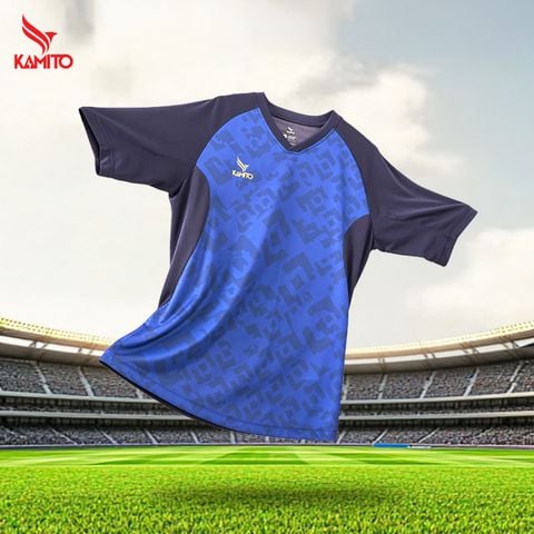  Bộ áo bóng đá chính hãng Kamito GOAL 01 Xanh đen 