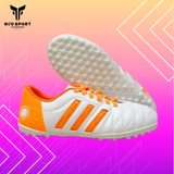 Giày Bóng Đá Cỏ Nhân Tạo 3 Sọc Toni Kroos 11Pro NEO Hologram Trắng Gót Cam TF 