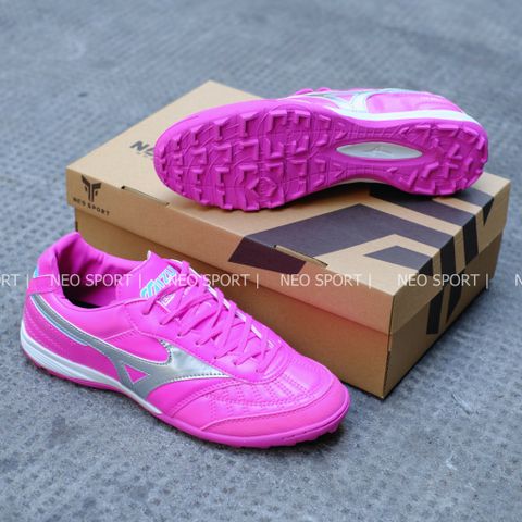  Giày Bóng Đá Cỏ Nhân Tạo Mizuno Morelia Sala Hồng TF 