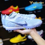  Giày Bóng Đá Cỏ Nhân Tạo Mercurial Zoom Vapor 14 Pro SF Bo Thun Xám/Tím Nhạt TF 