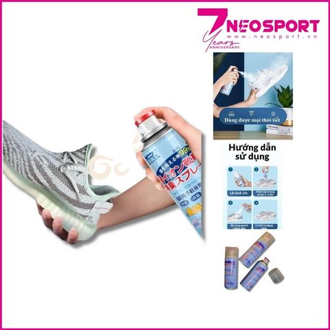  Chai xịt khử mùi giày AG xanh hương chanh 