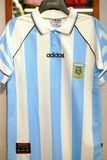  Áo Retro - Tuyển Argentina Xanh sọc 1996/97 sân nhà 