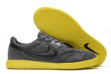  Giày Bóng Đá Futsal Tiempo Sala Xám Đen Đế Vàng IC 