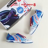  Giày Bóng Đá Chính Hãng Pan Thái Lan Futsal Performax 8 Xanh Trắng/Đỏ IC 