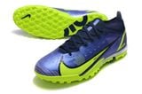  Giày Bóng Đá Cỏ Nhân Tạo Mercurial Vapor 14 Elite Bo Thun Xanh Bích Đế Chuối TF 