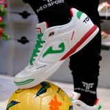  Giày Bóng Đá Futsal Chính Hãng JOMA Top Flex 2202 - Trắng/Xanh Lá IC 