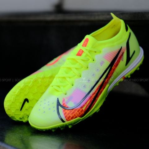  Giày Đá Banh Cỏ Nhân Tạo Mercurial Vapor 14 Elite Bo Thun Chuối TF 