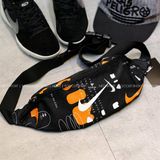  Túi Bao Tử Nike - Đen Cam 