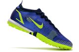  Giày Bóng Đá Cỏ Nhân Tạo Mercurial Vapor 14 Elite Bo Thun Xanh Bích Đế Chuối TF 