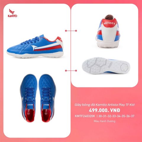  Giày Bóng Đá Chính Hãng KAMITO KID ARTISTA Xanh Dương TF 