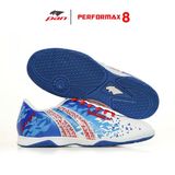  Giày Bóng Đá Chính Hãng Pan Thái Lan Futsal Performax 8 Xanh Trắng/Đỏ IC 