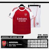  Bộ Quần Áo Bóng Đá STRIVEND - Arsenal Đỏ Sân Nhà 