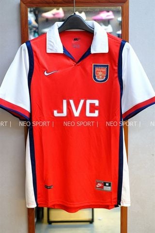  Áo Retro - Áo đấu Arsenal sân nhà đỏ 1998/99 