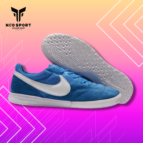  Giày Đá Banh Futsal Tiempo Sala Xanh Da IC 