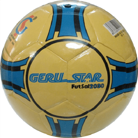 Quả Bóng Đá Futsal Chính Hãng Geru 2030 Dán Xanh/Vàng 