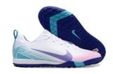  Giày Bóng Đá Cỏ Nhân Tạo Mercurial Vapor 16 Pro Trắng Đế Xanh Bích TF 