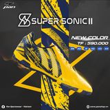  Giày Bóng Đá Chính Hãng Pan Thái Lan Super Sonic II Vàng TF 