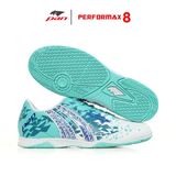  Giày Bóng Đá Chính Hãng Pan Thái Lan Futsal Performax 8 Xanh Ngọc/Trắng IC 
