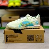  Giày Bóng Đá Cỏ Nhân Tạo Mercurial Vapor 14 Pro Bo Thun Xanh Mint TF 