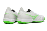  Giày Bóng Đá Cỏ Nhân Tạo Mizuno Morelia Neo 3 Sala Beta SF Bo Thun Trắng/Xanh Lá TF 