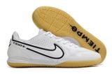  Giày Bóng Đá Futsal Tiempo 9 Pro Trắng Đế Nâu Trong IC 
