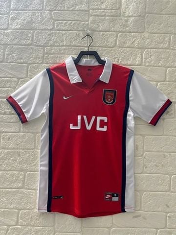  Áo Retro - Áo đấu Arsenal sân nhà đỏ 1998/99 