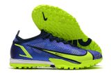  Giày Bóng Đá Cỏ Nhân Tạo Mercurial Vapor 14 Elite Bo Thun Xanh Bích Đế Chuối TF 