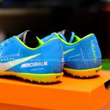  Giày Bóng Đá Cỏ Nhân Tạo Mercurial Victory 6 Neymar Xanh Da TF 