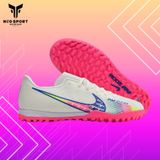  Giày Bóng Đá Cỏ Nhân Tạo Mercurial Vapor 15 Academy SF Trắng Đế Hồng TF 