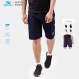  Quần Short Bulbal Waso 4 Vải Si - Xanh Đen/Đỏ 