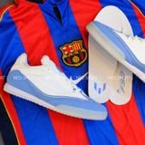  Giày Bóng Đá Futsal F50 Freestyle 24 Messi Trắng/Xanh Da IC 