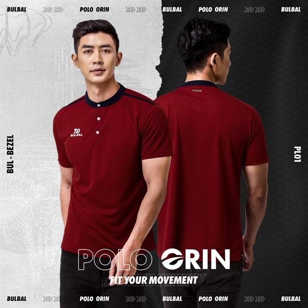  Áo Bulbal Polo Orin - Đỏ Đô 