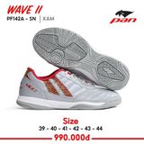  Giày Bóng Đá Chính Hãng Pan Thái Lan Futsal Wave II Xám lông chuột IC 