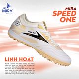  Giày Bóng Đá Chính Hãng Mira Speed One Trắng TF 