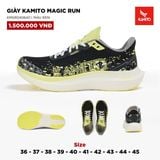  Giày Chạy Bộ Kamito Magic Run Màu đen/Chuối 
