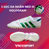  GIÀY BÓNG ĐÁ 3 SỌC NEO III Hologram - Sọc Xanh Lá TF 